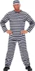 Sträfling Kostüm für Herren | Schwarz Weiß Größe: XXXL Produktbild-Vorschau 1