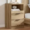 vidaXL Tables de chevet 2 pcs. Chêne Artisan 40x36x65 cm Voir les images du produit 2