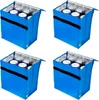4er Set Mini Kühltasche Isoliert Blau Für 6 Dosen | Produktbild-Vorschau 1