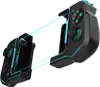 A gaming controller split into two parts, connected by light blue lines. Produktbild-Vorschau