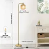 Retro stojaca lampa zo skla 170 cm stojaca lampa s nožným Náhľad obrázku produktu 5