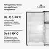 Klarstein Irene - combiné réfrigérateur-congélateur, Voir les images du produit 4