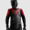 Rebelhorn Inferno Motorrad Lederjacke, schwarz/rot, 58 Produktbild-Vorschau 3