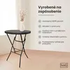 IvoQ barový stôl čierny – vrátane čierneho strečového Náhľad obrázku produktu 3