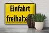 Blechschild Einfahrt freihalten, 30 x 20 cm, Blechschilder Produktbild-Vorschau 5