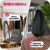 Závěsné křeslo tectake s podstavcem a polštářem, nosnost Náhled obrázku produktu 8