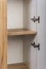 Półsłupek Łazienkowy Szafka Wisząca 79 Cm Dąb Ryflowane Podgląd zdjęcia produktu 10
