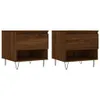 vidaXL Couchtische 2 Stk. Braun Eichen-Optik 50x46x50 cm Produktbild-Vorschau 1