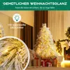 A decorated Christmas tree with presents underneath, in a cozy indoor setting. Voir les images du produit