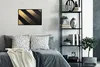MuchoWow® MuchoWow® Gerahmtes Poster Goldene Farbstreifen Produktbild-Vorschau 6
