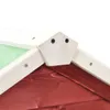vidaXL Klatka dla królika czerwono-biała 140x63x120 cm lite Podgląd zdjęcia produktu 9