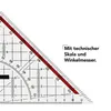 10 Stk. Geodreiecke 22 cm transparent abnehmbarer Griff Produktbild-Vorschau 3