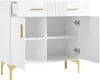 Sideboard Wohnzimmer, Kommode mit 4 Türen Goldene Produktbild-Vorschau 10