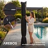 AREBOS Solardusche 40L Schwarz mit Thermometer – Pooldusche Produktbild-Vorschau 8