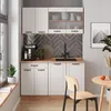 Küchenfront Vicco R-Line Weiß Landhaus 59.6 x 70.8 cm Produktbild-Vorschau 3