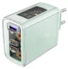 Cargador de red Acefast GAN de 65W con 3 puertos (1 USB, 2 Vista previa de la imagen del producto 9