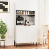 Mobile da cucina COSTWAY, mobile buffet, mobile alto con Anteprima dell’immagine prodotto 2
