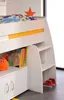 Lit combiné pour enfants avec détails blancs 90 x 200 cm – Voir les images du produit 14