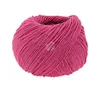A ball of pink yarn on a white background. Produktbild-Vorschau