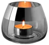 Fink BELLA, Teelichthalter, Glas, Silberfolie, grau, Produktbild-Vorschau 2