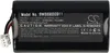 A black lithium-ion battery pack with labels and a white connector. Produktbild-Vorschau