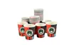 A group of disposable coffee cups are arranged on a white background. Produktbild-Vorschau