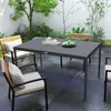 Outsunny tuintafel, eettafel voor 6 personen, terras tafel Productafbeelding-voorbeeld 8