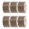 TerraTape Paketklebeband Braun 6 Rollen je 66 m x 48 mm – Produktbild-Vorschau 1