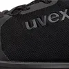 A close-up view of a black shoe with the brand name 'uvex' embossed on it. Anteprima dell’immagine prodotto