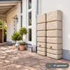 2x 350L GRAF SLIM Stone Decor Set sandbeige 1840x600x390cm Anteprima dell’immagine prodotto 2