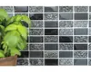 Glasmosaik mit Naturstein grau schwarz 31x32,2 cm Produktbild-Vorschau 7