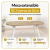 Mesa Comedor Extensible Redonda Ovo, Mesa Redonda Vista previa de la imagen del producto 7