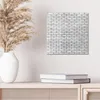 DEQORI Glasbild Echtglas 30x30 cm 'Weißes Ziegelwerk' Produktbild-Vorschau 4