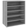 vidaXL Botník Grey Sonoma 60x35x70 cm Dřevěný materiál Náhled obrázku produktu 1