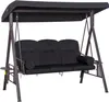 Outsunny 3-Sitzer Hollywoodschaukel Gartenschaukel mit Produktbild-Vorschau 1