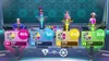 A video game score screen showing four players in a competition. Produktbild-Vorschau