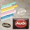 Metalowy Plakat 20 X 30Cm Audi Logo Red Shine Podgląd zdjęcia produktu 5