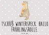 Mr. & Mrs. Panda tafel Otter Bauch DIN A6 - Grau Pastell - Produktbild-Vorschau 1