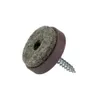 Filzgleiter aus Kunststoff zum schrauben, 28 mm, braun, Produktbild-Vorschau 2