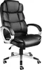 A black executive office chair shown from a slightly angled front view on a white background. Náhled obrázku produktu