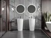 Mexen Onyx-02 lavabo autoportante in conglomerato 45 x 45 Anteprima dell’immagine prodotto 3