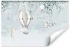 Muralo Selbstklebende Fototapete TIERE Luftballons Blätter Produktbild-Vorschau 1
