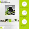 ARTland Wandbild, selbstklebend Basalt Steine und Bambus Produktbild-Vorschau 3