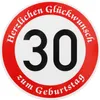 Original 2 x Verkehrszeichen Nr. 274-30 30 km/h und Nr. 282 Produktbild-Vorschau 2