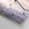 Wanduhr - Quadrat - Glasuhr - Brücke Frau die Sterne - Produktbild-Vorschau 5
