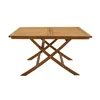 Miliboo - Quadratischer klappbarer Gartentisch aus Produktbild-Vorschau 4