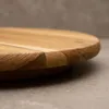 Drehbares Holzbrett (25 cm), Eiche, zum Servieren von Produktbild-Vorschau 3