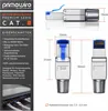 Primewire 2x connecteur réseau CAT 8 RJ45 mâle, sans outil, Voir les images du produit 5