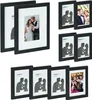 Relaxdays Bilderrahmen 10er Set, verschiedene Größen, Produktbild-Vorschau 1