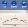 WENKO: Juego de 20 perchas para ropa, con revestimiento de Vista previa de la imagen del producto 8